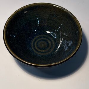 New Handcrafted Blue Pottery Bowl